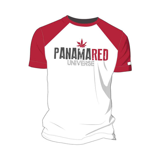 Dudes T-Shirt with Panama Red Universe logo. 