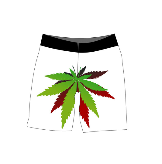 Panama Red Boardshorts - Leafy Crotch